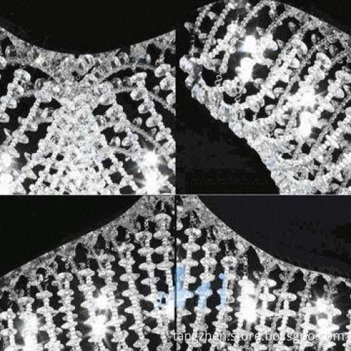 Starfish/pentalpha modern K9 crystal ceiling light